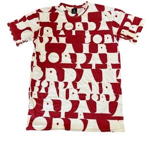 Nike Air Jordan Y2K Men’s All Over Print Shirt Size Adult Size L
